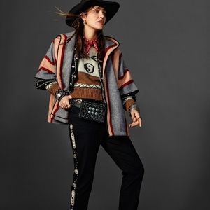 Scotch & Soda/Maison Scotch Hooded Poncho